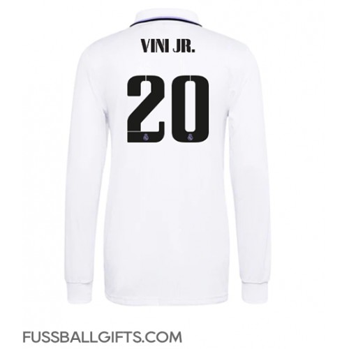 Real Madrid Vinicius Junior #20 Fußballbekleidung Heimtrikot 2022-23 Langarm